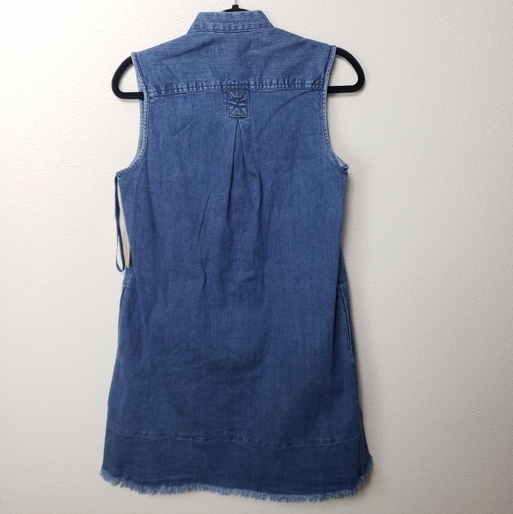 HOPE & HARLOW INDIGO DENIM DRESS ⭐ - Picture 2 of 10